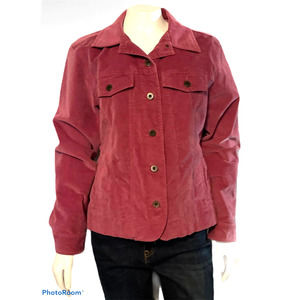 LL Bean violet coat W M